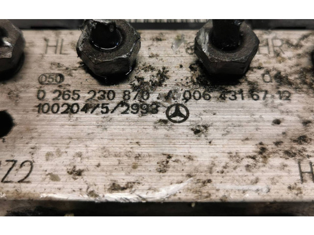 Блок АБС A0064316712, 0265230870   Mercedes-Benz  A W169  2004 - 2012 года