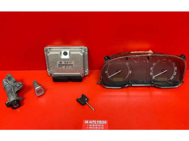 Комплект блоков управления 0281015334, 038906019PF   Skoda Octavia Mk1 (1U)