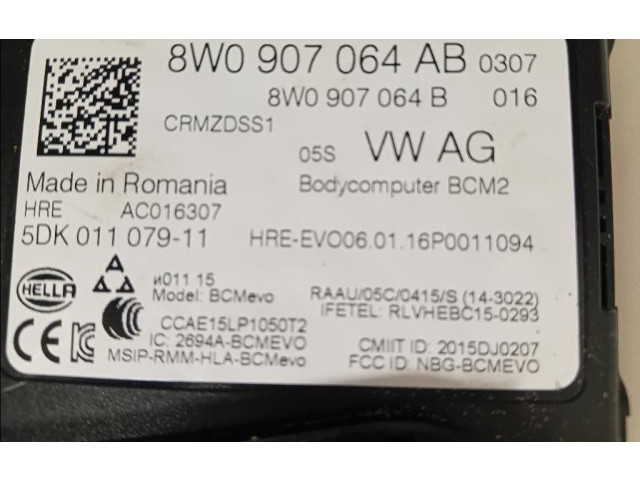 Блок комфорта 8W0907064AB, 8W0907064AB Audi A4 Allroad B8