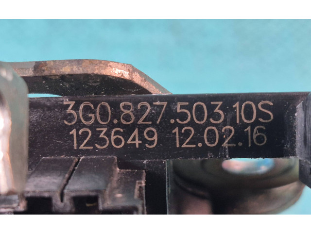 Zámek zadních dveří 3G0827503, 3G082750310S Volkswagen PASSAT B8 2016