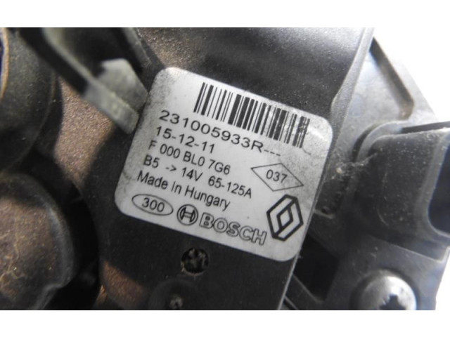 Генератор 231005933R, 031265 Dacia Sandero