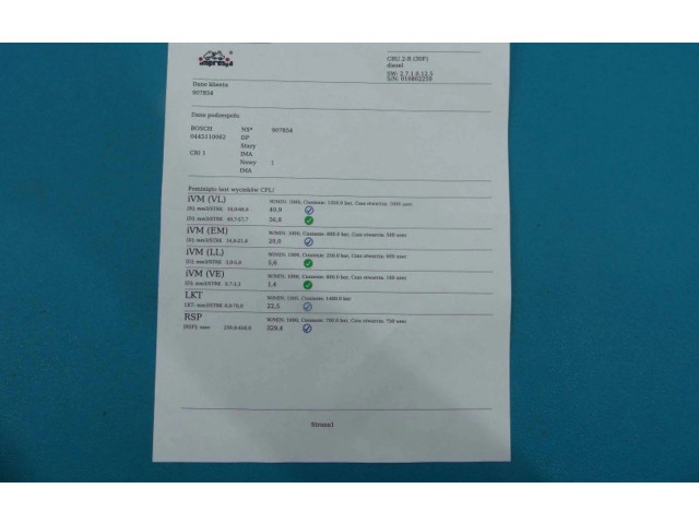 Форсунка 0445110062, IMPRK907854    Peugeot 306   