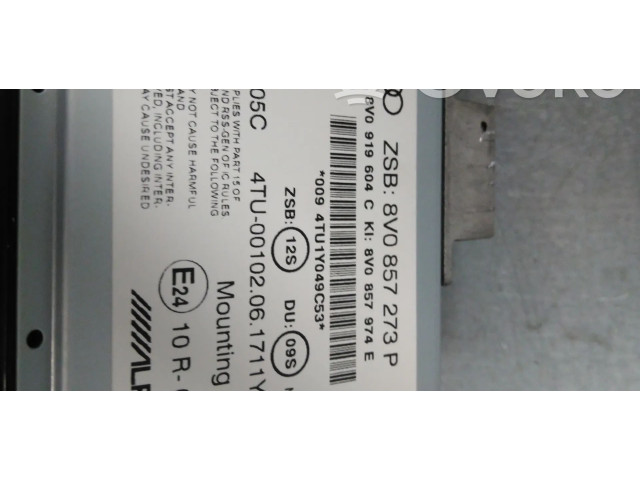 Дисплей 8V0857273P, 8V0857273C Audi A3 S3 8V