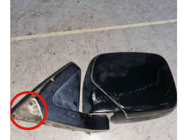 Зеркало электрическое Mitsubishi L200 1996 - 2006 года