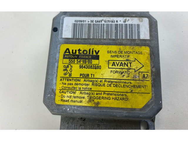 Блок подушек безопасности 9643082380, 550541500 Peugeot 206