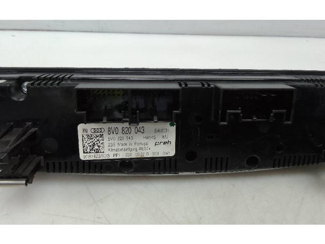 Блок управления климат-контролем 8V0820043 Audi A3 S3 8V