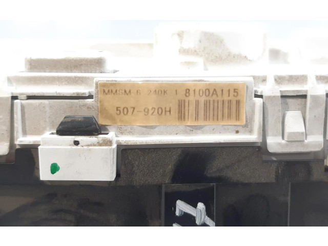 Přístrojová deska Mitsubishi Outlander 2008 8100A115