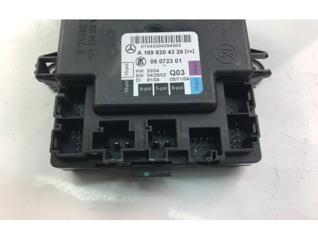 Блок управления A1698204326   Mercedes-Benz A W169