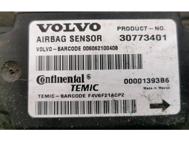 Блок подушек безопасности 30773401, 00001393B6   Volvo V50