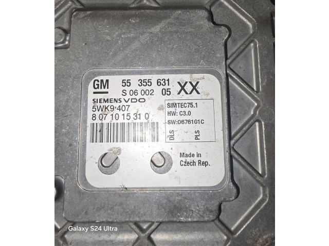 Řídící jednotka 55355631, 5WK9407 Opel Vectra C 2006