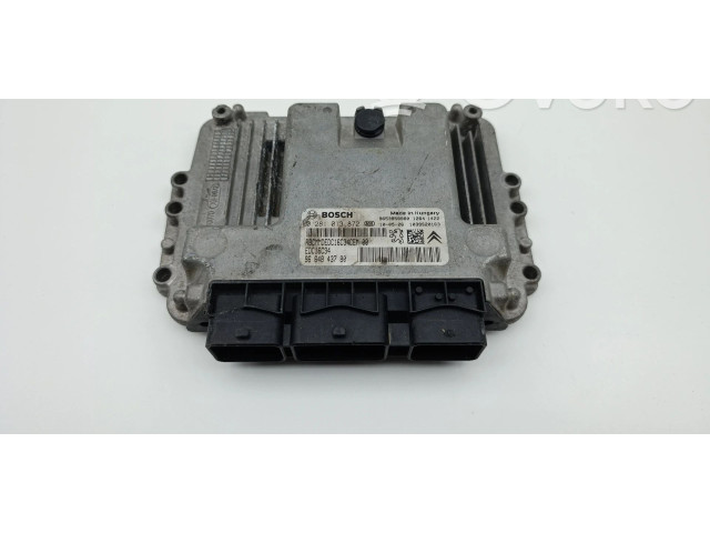 Блок управления двигателя 0281013872, 9664843780 Citroen Berlingo