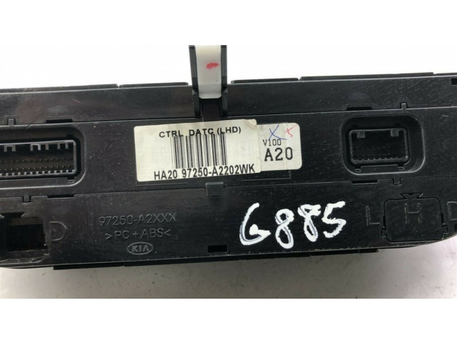 Блок управления климат-контролем 97250A2202WK, G885   KIA Ceed