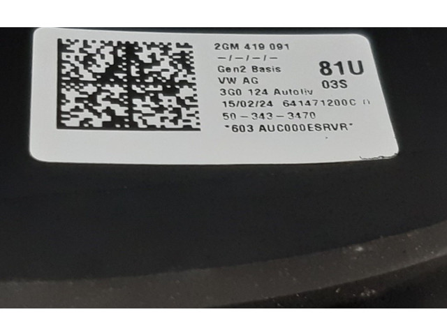 Volant Volkswagen Transporter - Caravelle T6 2024 2GM41909181U, 2GM41909181U