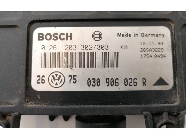 Блок управления двигателя 038906026R, 0261203302 Volkswagen Golf III