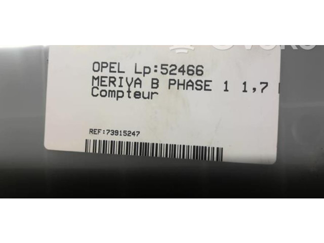 Панель приборов 13346210 Opel Meriva B
