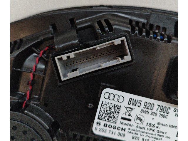 Панель приборов 8W5920790C, 0263731009 Audi Q5 SQ5