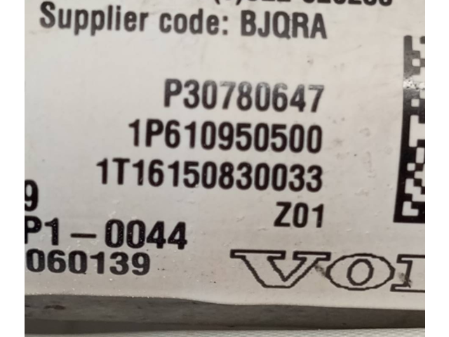 Боковая подушка безопасности 30780647 Volvo S60