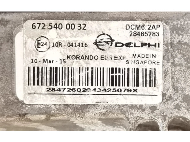 Блок управления двигателя 6725400032 SsangYong Korando