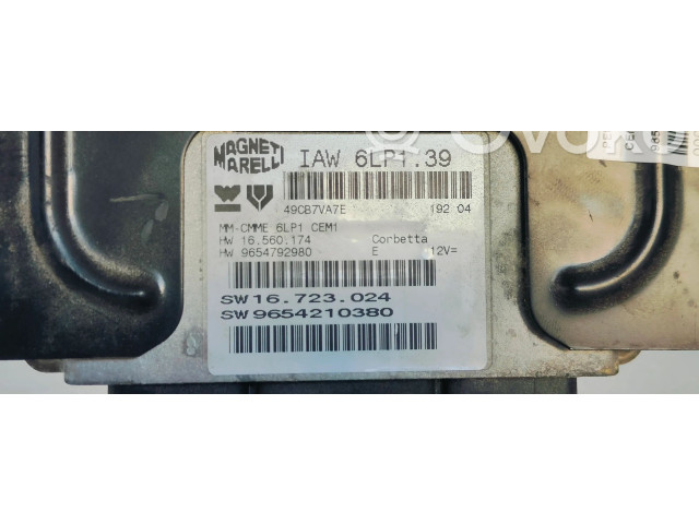 Řídící jednotka 9654792980 Peugeot 307 CC 2005