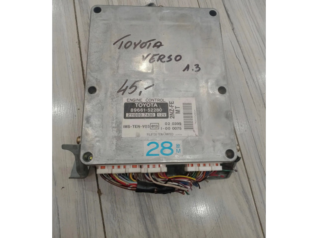 Řídící jednotka 89661-52280 Toyota Yaris Verso 2003