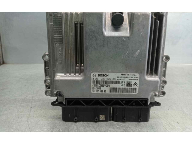 Блок управления двигателя 9833749880, 0281036205   Peugeot Partner III
