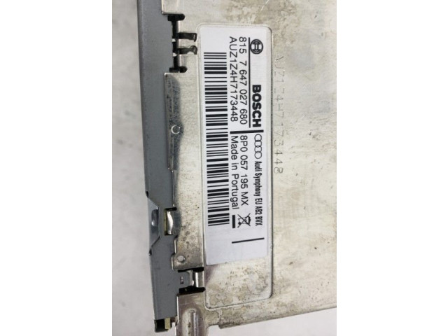 Радио/ проигрыватель CD/DVD / навигация 8P0057195M Audi A3 S3 A3 Sportback 8P для двигателя CFFB