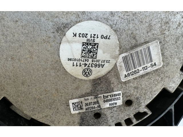 Вентилятор радиатора     7P0121203K, 7P0121207B    Volkswagen Touareg II 
