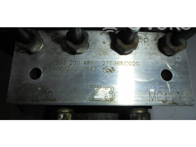 Блок АБС 27536sc020   Subaru  Forester SH  2008 - 2013 года