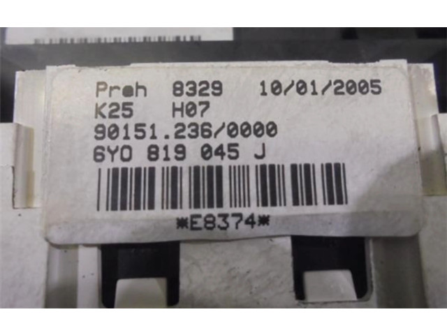 Блок управления климат-контролем 6Y0819045J, 6Y0819045J Skoda Fabia Mk1 (6Y)