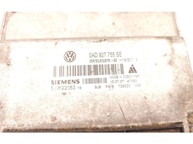 Řídící jednotka 0AD927755BE, 5WK22063 Volkswagen Touareg I 2007
