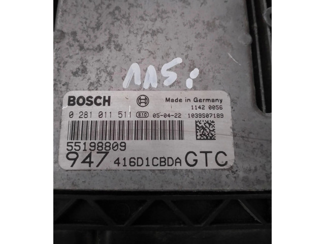 Блок управления двигателем Блок управления 0281011511   Alfa Romeo GT