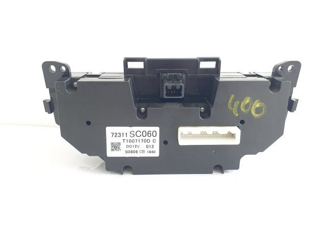 Блок управления климат-контролем 72311SC060, T1007170D Subaru Forester SH