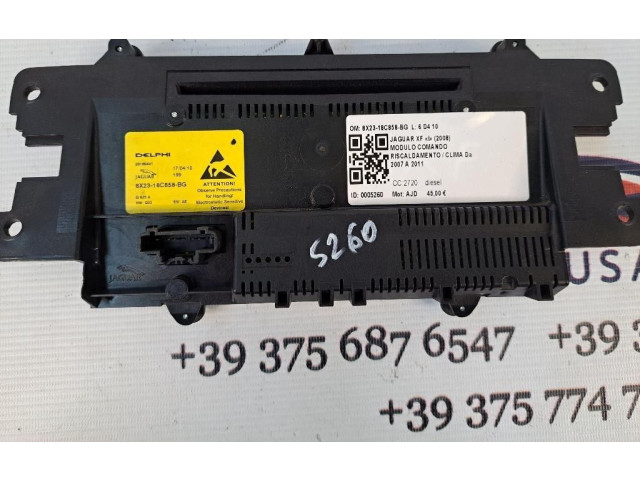 Блок управления климат-контролем 8X23-18C858-BG, 8X23-18C858-BG   Jaguar XF X250