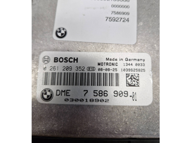Řídící jednotka 7586909, 0261209352 BMW X5 E70 2008
