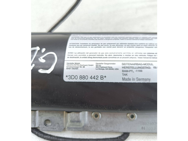Подушка безопасности в сиденье 3D0880442B Volkswagen Phaeton