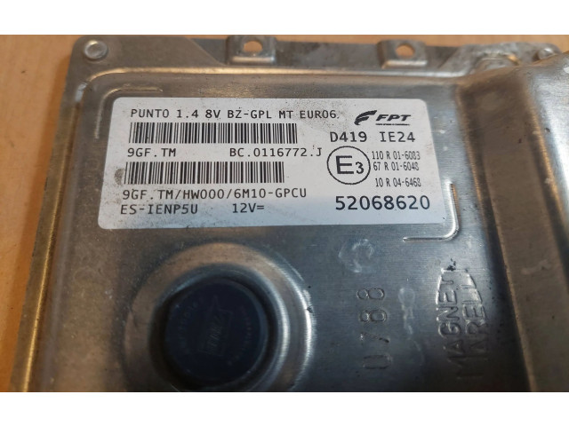 Řídící jednotka 52068620, 9GF.TM   Fiat Punto Evo 2015