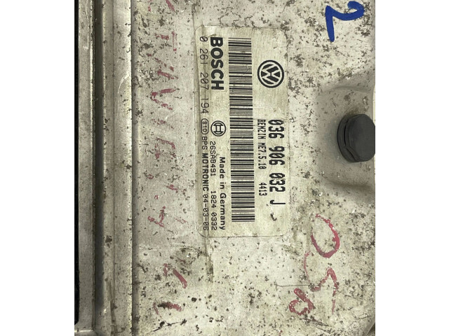 Блок управления двигателя 036906032J Skoda Octavia Mk1 (1U)