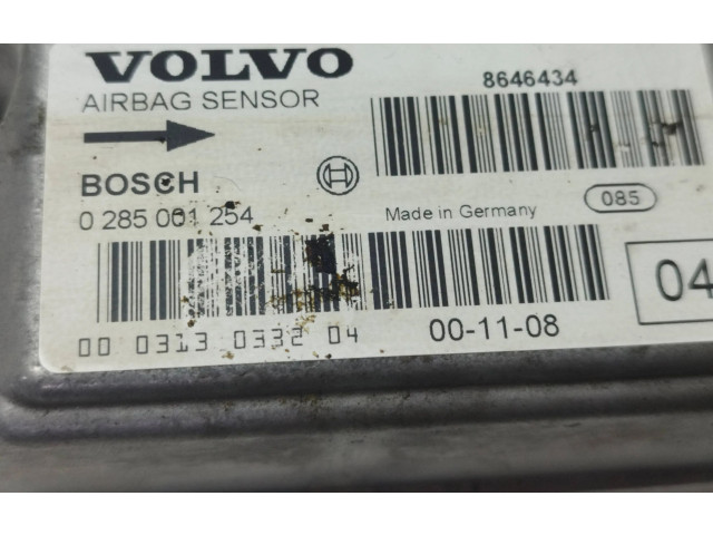Блок подушек безопасности 8646434, 0285001254   Volvo S80