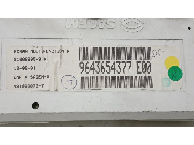 Дисплей 9643654377 Citroen Xsara