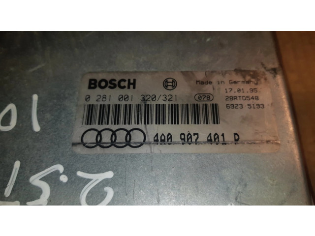 Řídící jednotka 0281001320321, 078   Audi A6 S6 C4 4A 1995