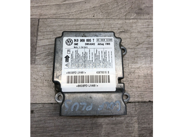 Блок подушек безопасности 1K0909605T, 5WK43412 Volkswagen Golf Plus