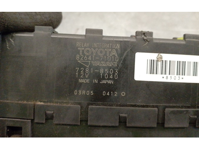 Pojistková skříňka 8264171010, 72818503DENSO Toyota Prius (XW30) 2014