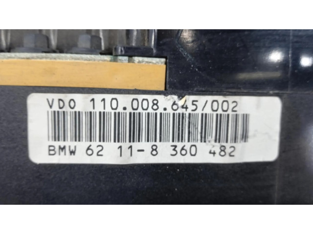 Přístrojová deska BMW Z3 E36 62118360482, CUADROINSTRUMENTOS