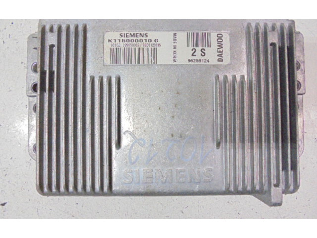 Блок управления двигателем Блок управления 96259124, 96259124   Chevrolet Matiz