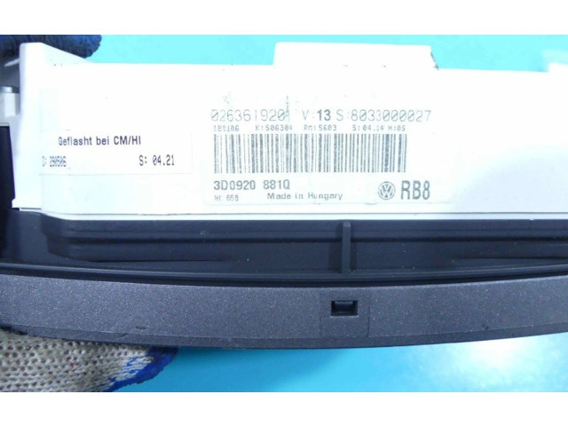 Панель приборов 3D0920881Q, IMPRK987000   Volkswagen Phaeton       