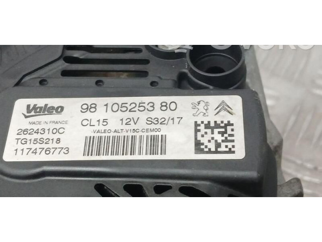 Генератор 9810525380, 2624310C   Peugeot 2008 I      