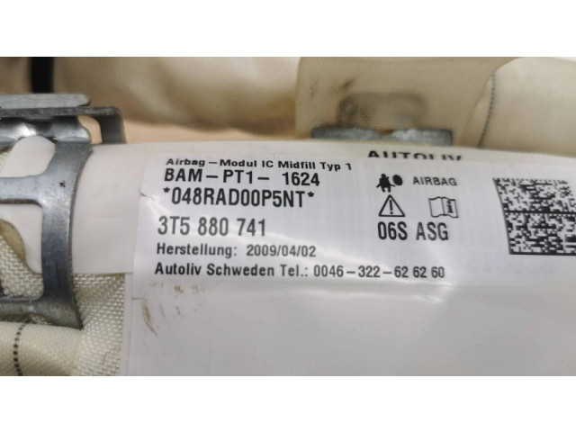 Боковая подушка безопасности 3T5880741, 048RAD00P5NT Skoda Superb B6 (3T)