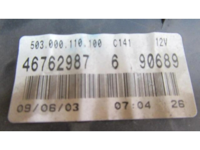 Přístrojová deska Fiat Doblo 2003 46762987, 503000110