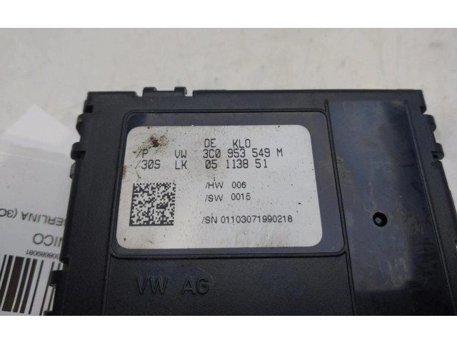 Блок управления двигателя 3C0953549M   Volkswagen PASSAT