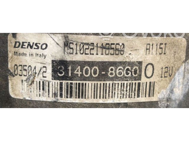 Генератор 31400-86G0, 31400-86G0 Suzuki Ignis